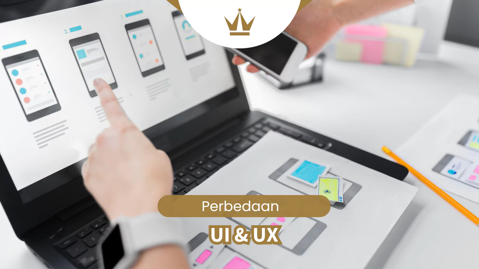 Diskusi tentang desain UI dan UX yang sudah dirancang