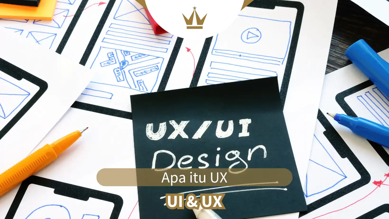 Menulis sketsa untuk desain UI dan UX