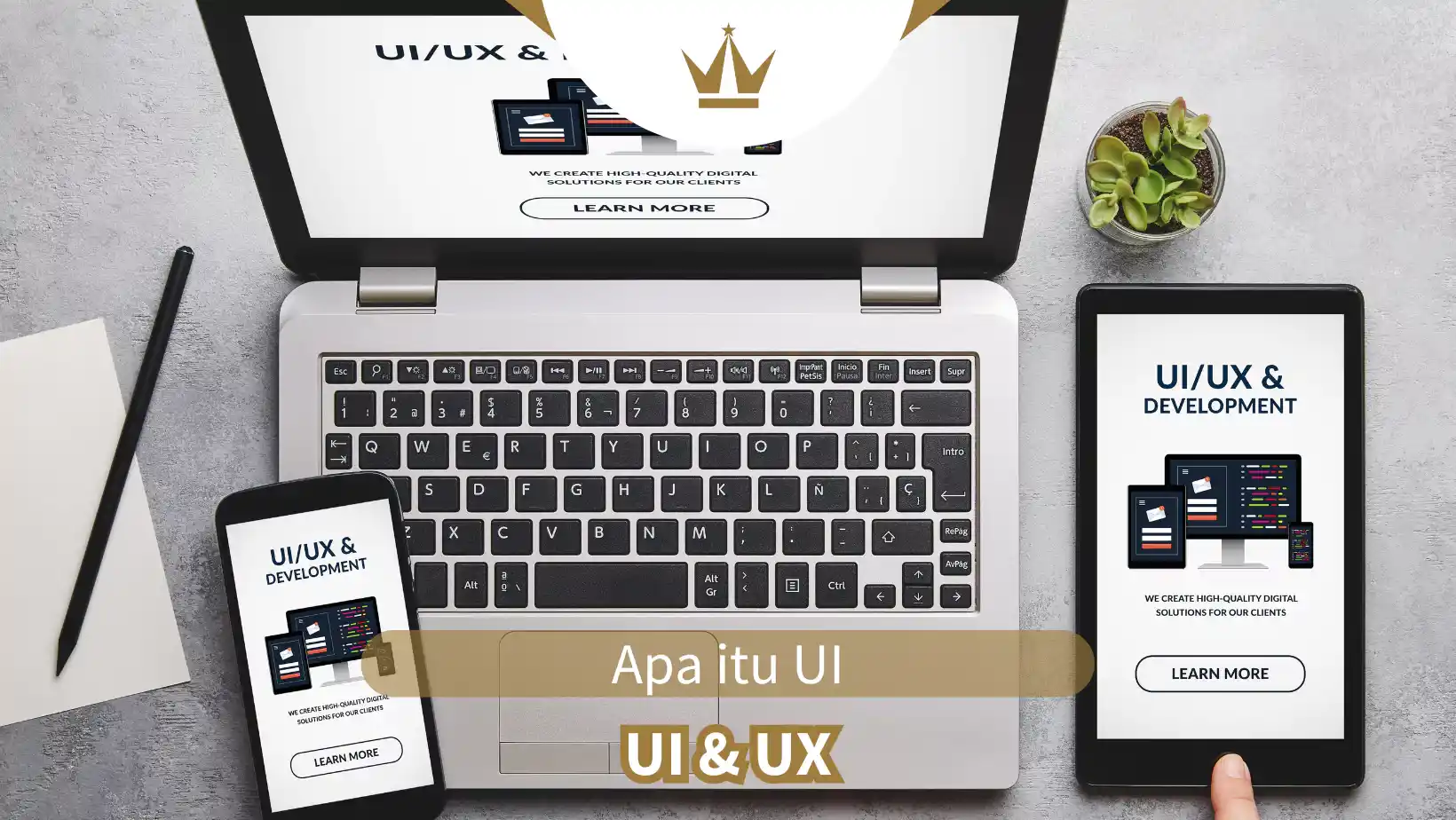 Alat elektronik untuk mengedit UI dan UX