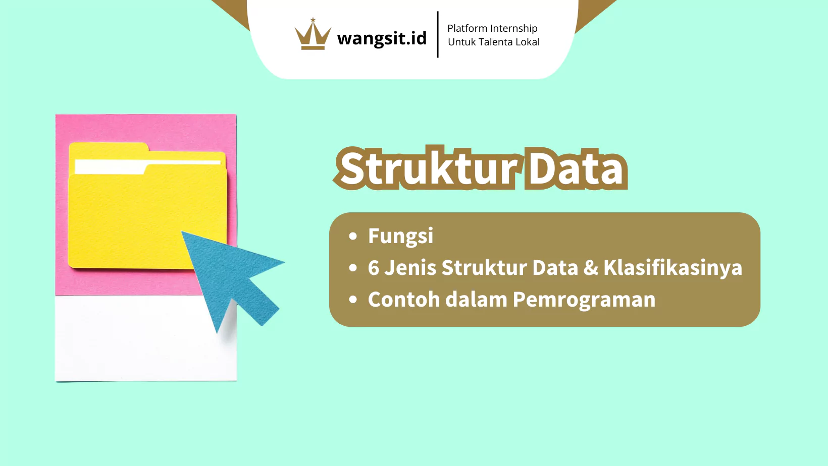 Featured image berupa gambar file untuk representasi topik struktur data adalah.
